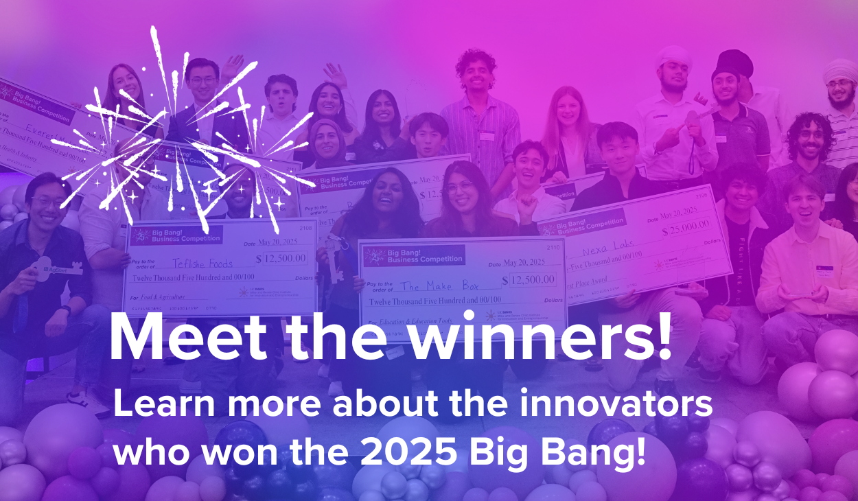 Meet the 2025 Big Bang! winners
