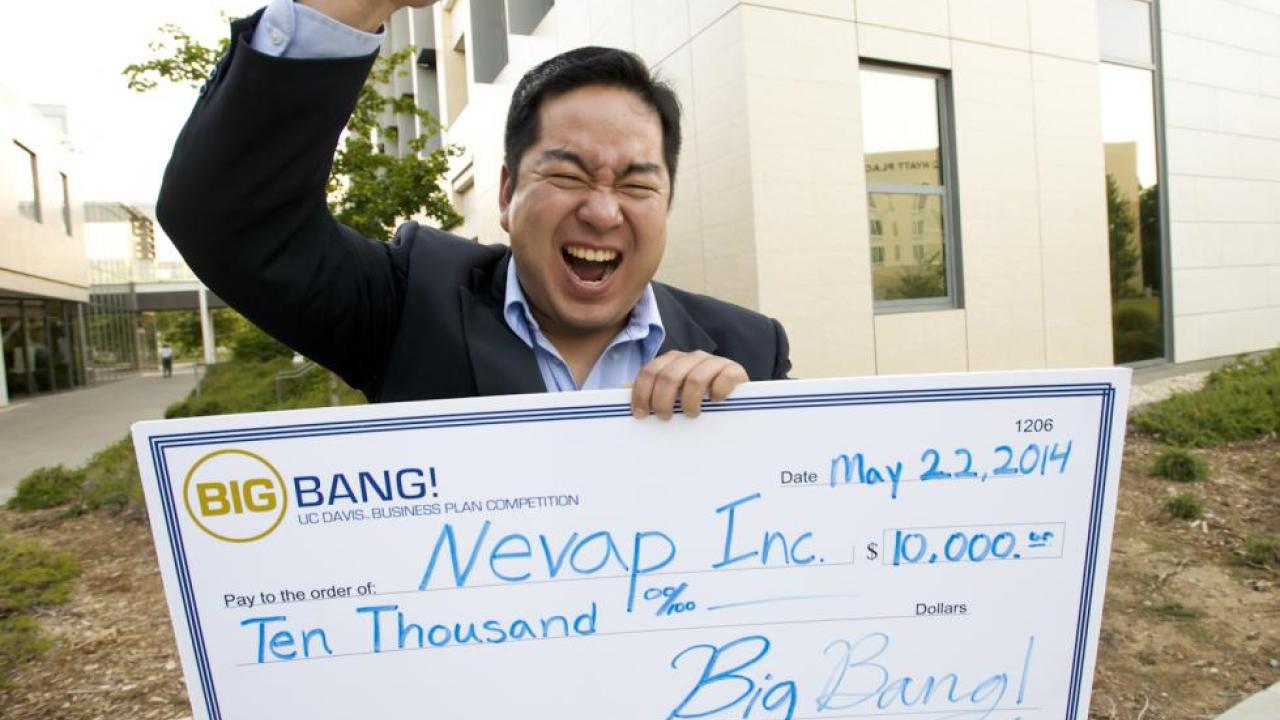 Benjamin Wang, MD, founder/chief medical officer, Nevap Inc., took first prize in last year’s competition. Wang has since raised more than $350,000 for his medical device startup.