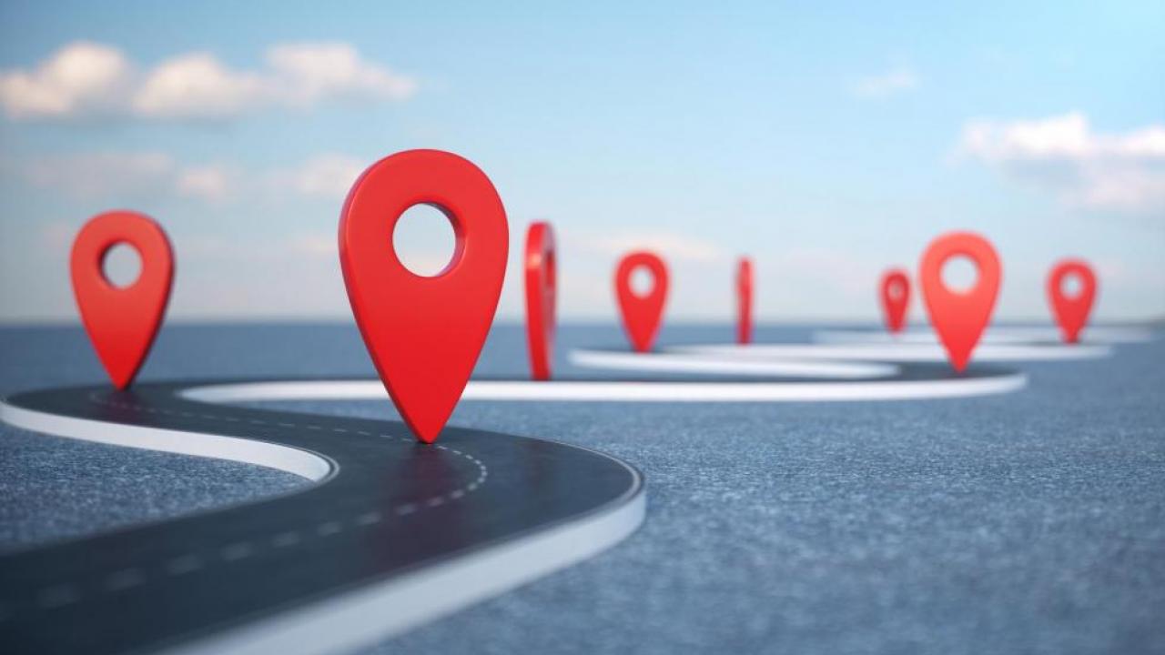journey, a road with checkpoints, progress