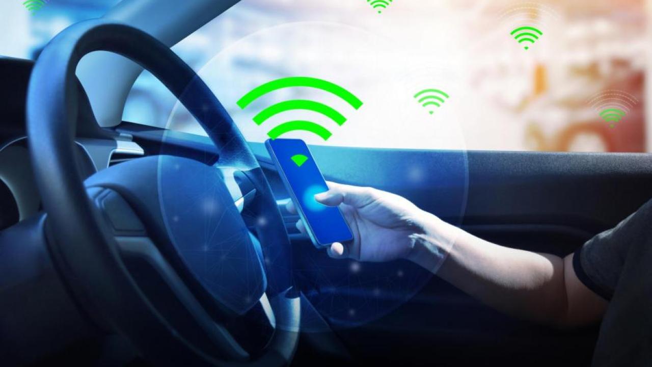 parking app sends out signal