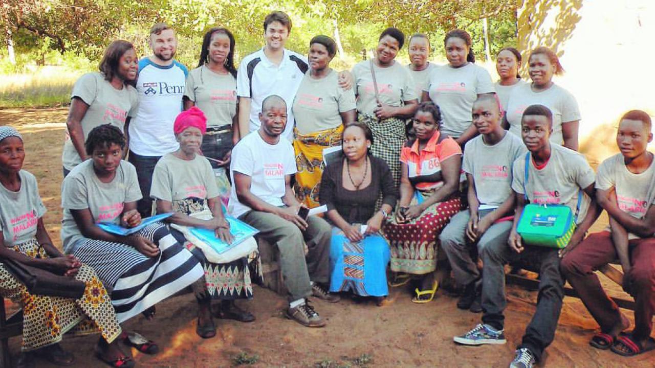 Group portrait in Mozambique