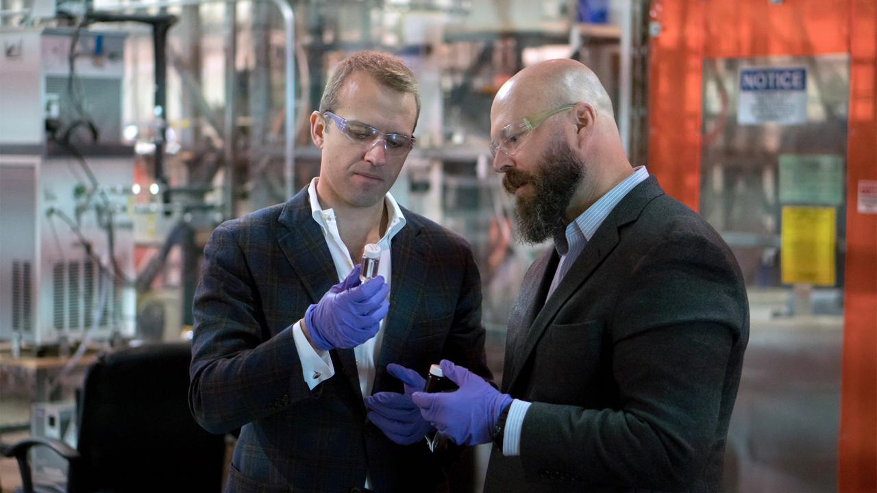 to chemists in their production factory