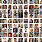 grid of student headshots